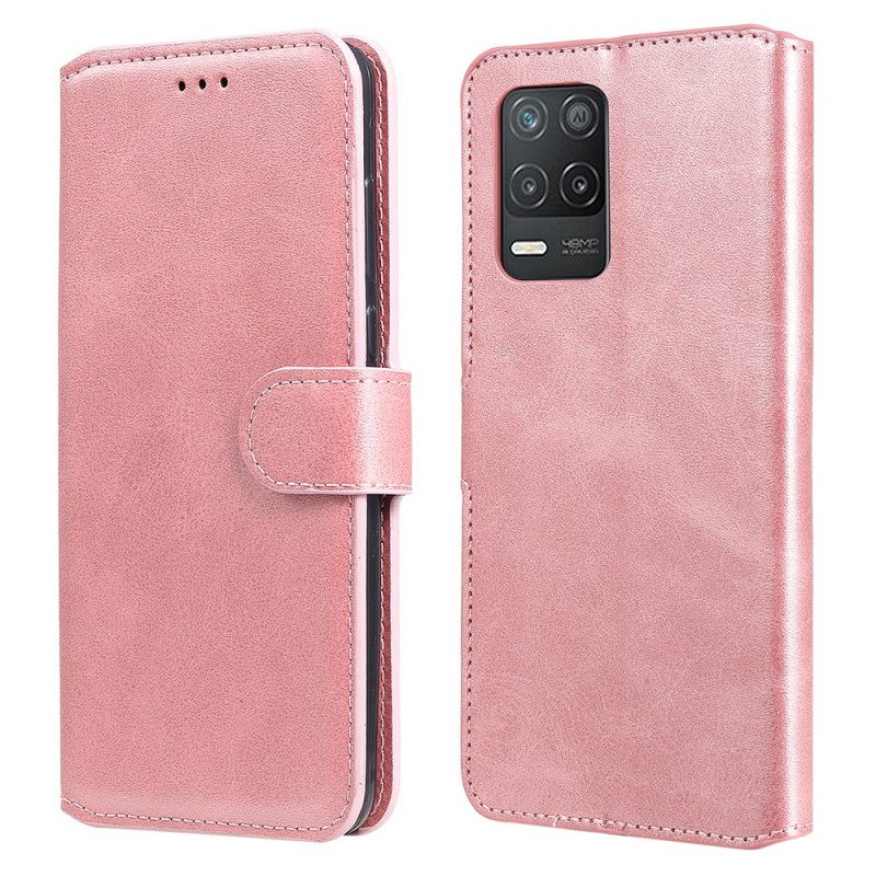 Flip Case Realme 8 5G Nahkaefekti