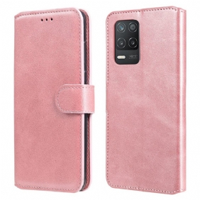 Flip Case Realme 8 5G Nahkaefekti