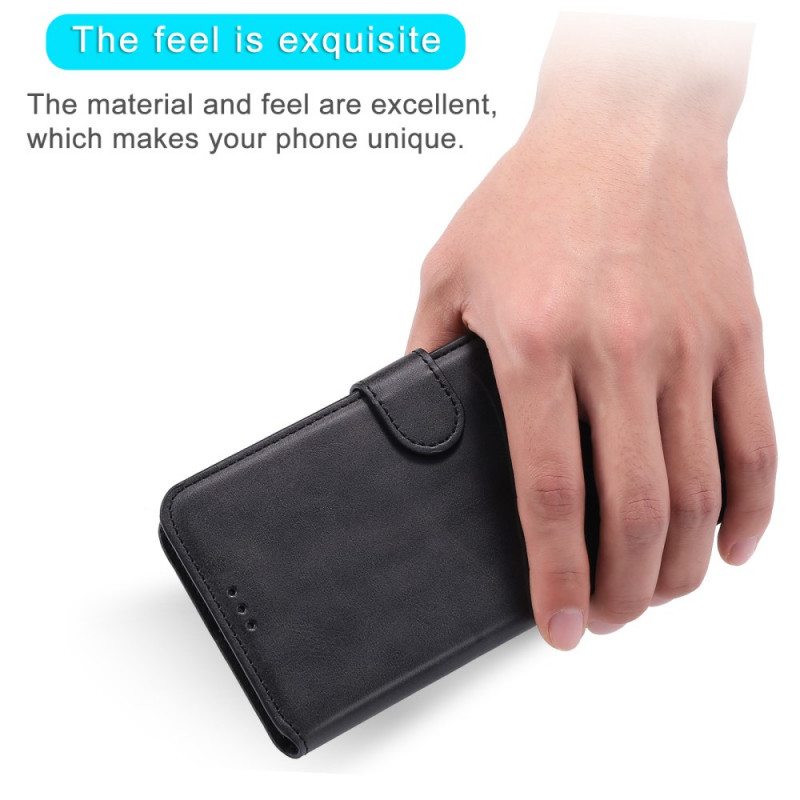 Flip Case Realme 8 5G Nahkaefekti