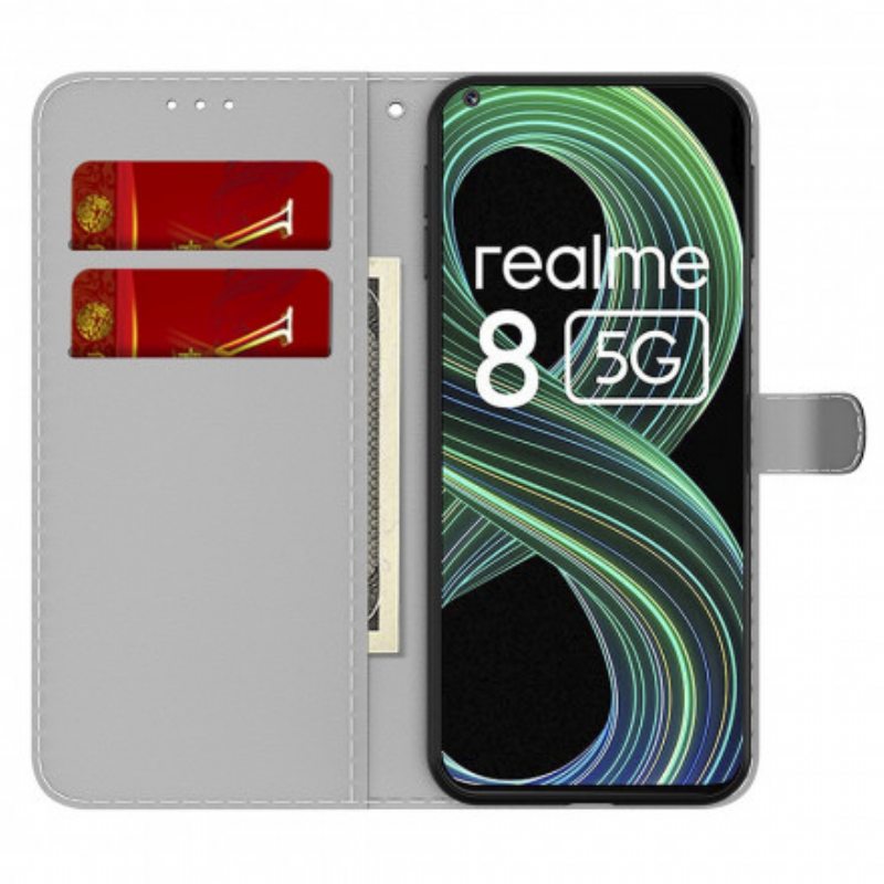 Kotelot Realme 8 5G Abstrakti Kuvio