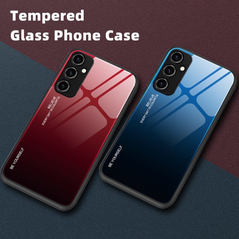 Case Samsung Galaxy A34 5G Karkaistu Lasi Ole Oma Itsesi