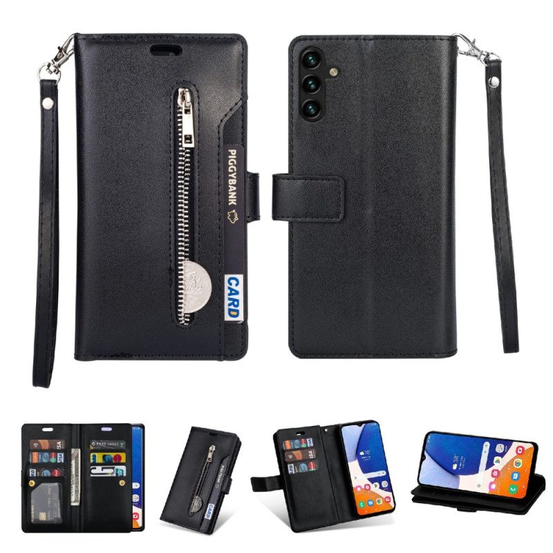 Kotelot Samsung Galaxy A34 5G Suojaketju Kuori Lanyard Kolikkokukkaro