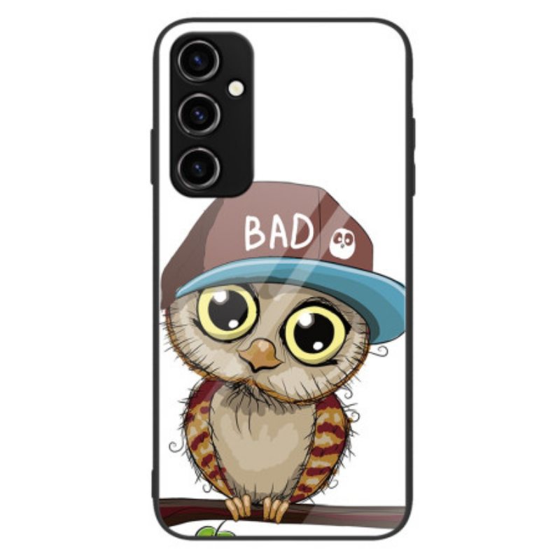 Kuori Samsung Galaxy A34 5G Bad Owl Karkaistu Lasi