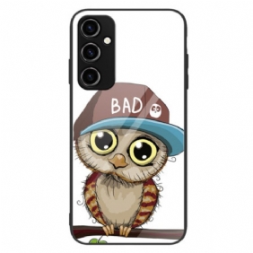 Kuori Samsung Galaxy A34 5G Bad Owl Karkaistu Lasi