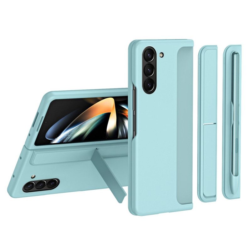 Kuori Samsung Galaxy Z Fold 5 Jalustalla Ja Kynän Pidikkeellä