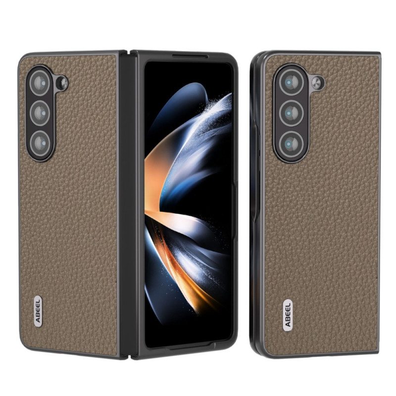 Kuori Samsung Galaxy Z Fold 5 Klassinen Nahka Abeel