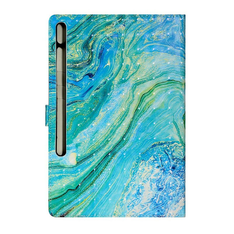 Flip Case Samsung Galaxy Tab S8 Plus / Tab S7 Plus Vihreä Aalto