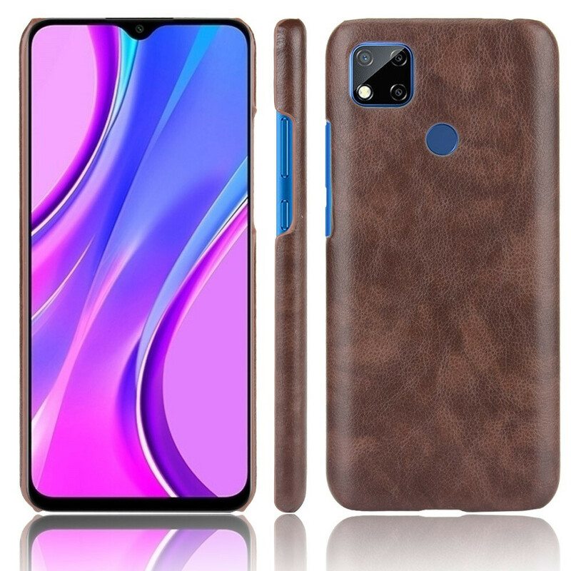 Case Xiaomi Redmi 9C Litsi-nahkaefekti