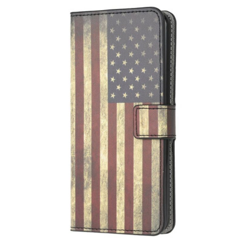 Flip Case Xiaomi Redmi 9C Amerikan Lippu