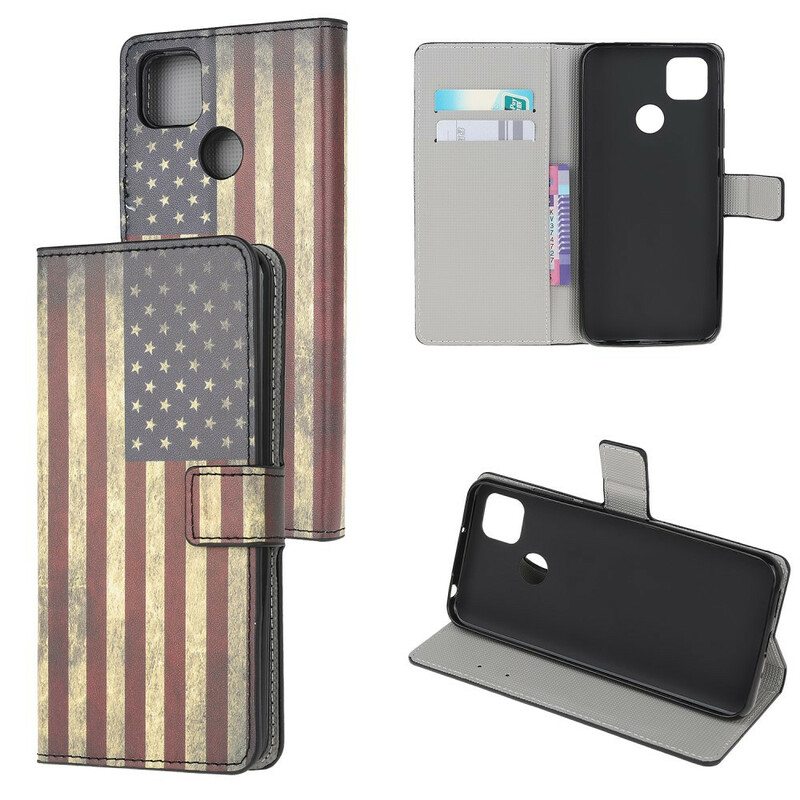 Flip Case Xiaomi Redmi 9C Amerikan Lippu