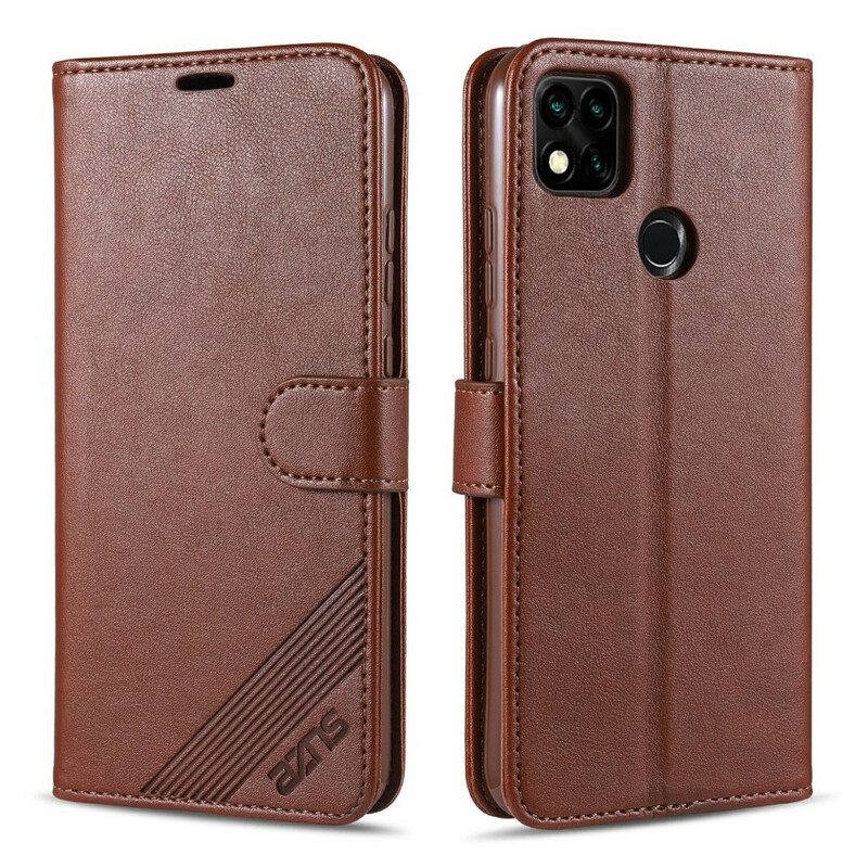 Flip Case Xiaomi Redmi 9C Azns Keinonahkaa