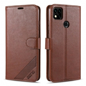 Flip Case Xiaomi Redmi 9C Azns Keinonahkaa