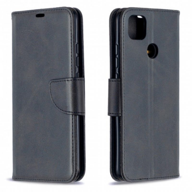 Flip Case Xiaomi Redmi 9C Kotelot Flip Sileä Läppä Viisto