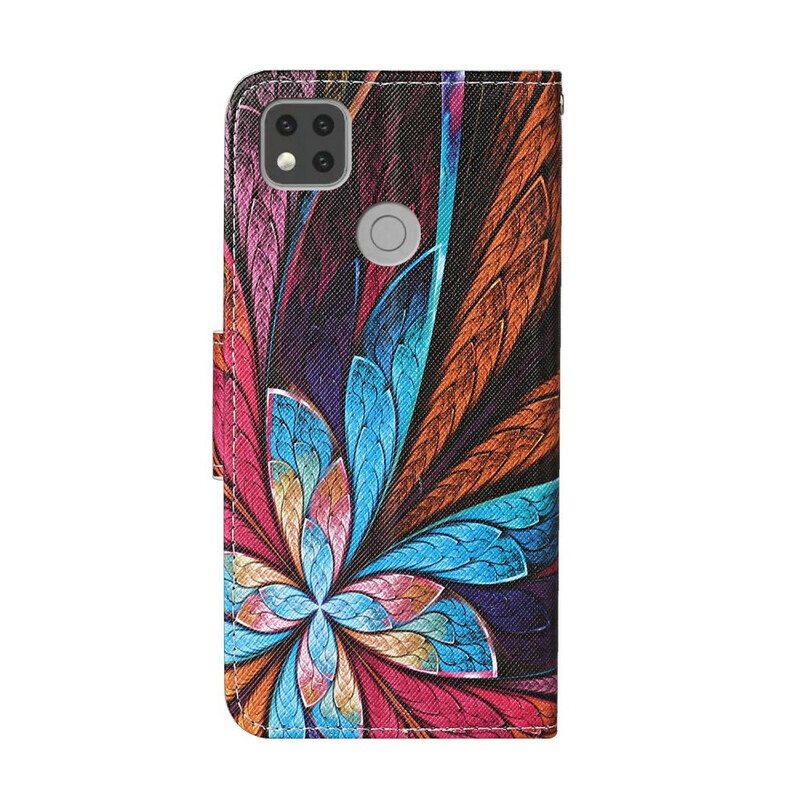 Flip Case Xiaomi Redmi 9C Riikinkukon Kukka