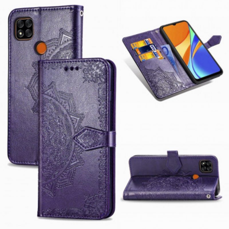 Kotelot Xiaomi Redmi 9C Mandala Keskiaika