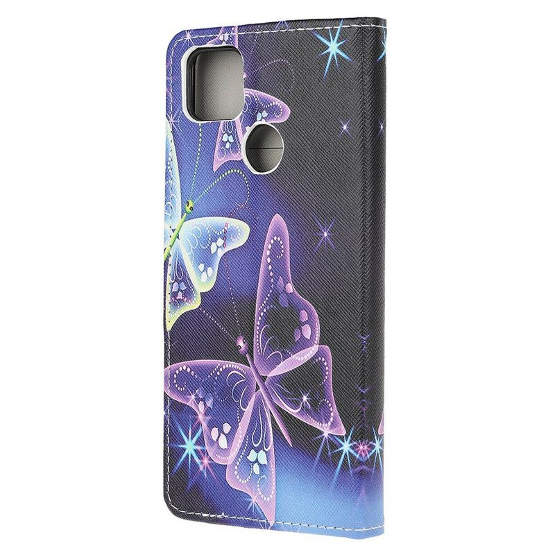 Kotelot Xiaomi Redmi 9C Neon Perhosia