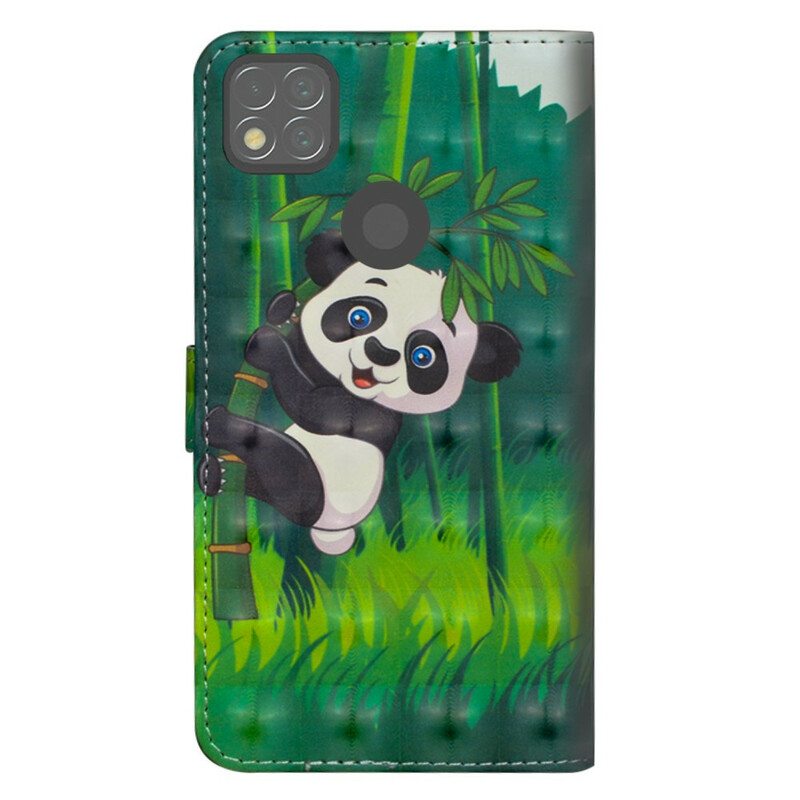 Kotelot Xiaomi Redmi 9C Panda Ja Bambu