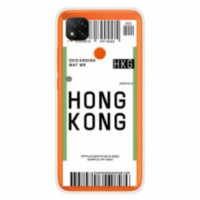 Kuori Xiaomi Redmi 9C Boarding Pass Hongkongiin