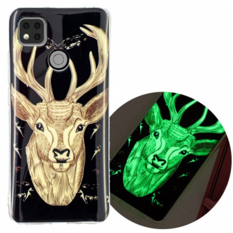 Kuori Xiaomi Redmi 9C Fluoresoiva Majestic Deer