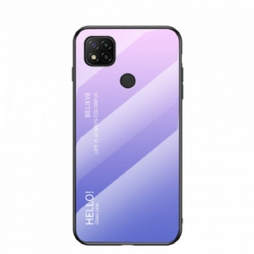 Kuori Xiaomi Redmi 9C Karkaistu Lasi Hello