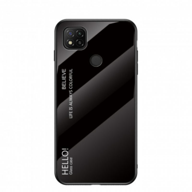 Kuori Xiaomi Redmi 9C Karkaistu Lasi Hello