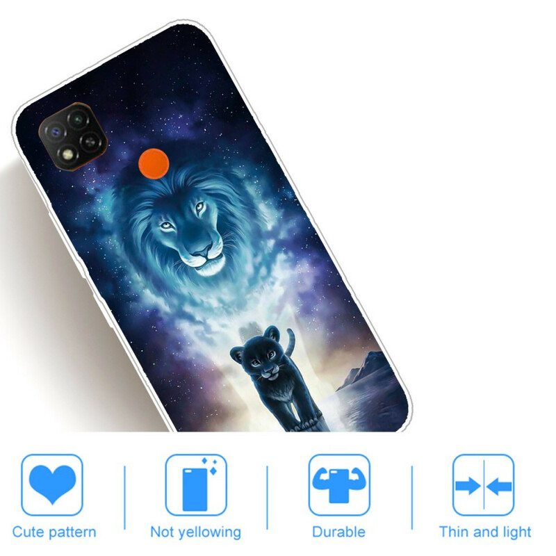 Kuori Xiaomi Redmi 9C Leijonanpentu