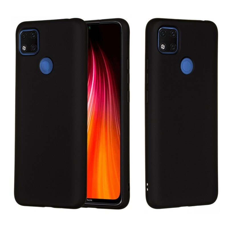 Kuori Xiaomi Redmi 9C Nestemäinen Silikoni Kaulanauhalla