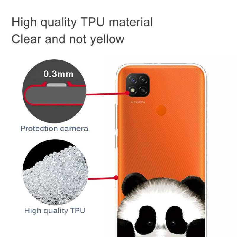 Kuori Xiaomi Redmi 9C Saumaton Panda