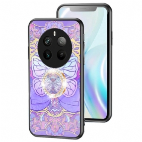 Kuori Realme 12 Pro / 12 Pro Plus Tempered Glass Ring-support Butterfly -sarja