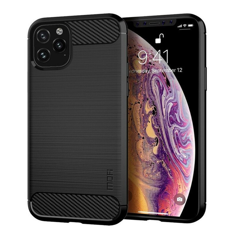 Case iPhone 11 Pro Max Mofi Harjattu Hiilikuitu