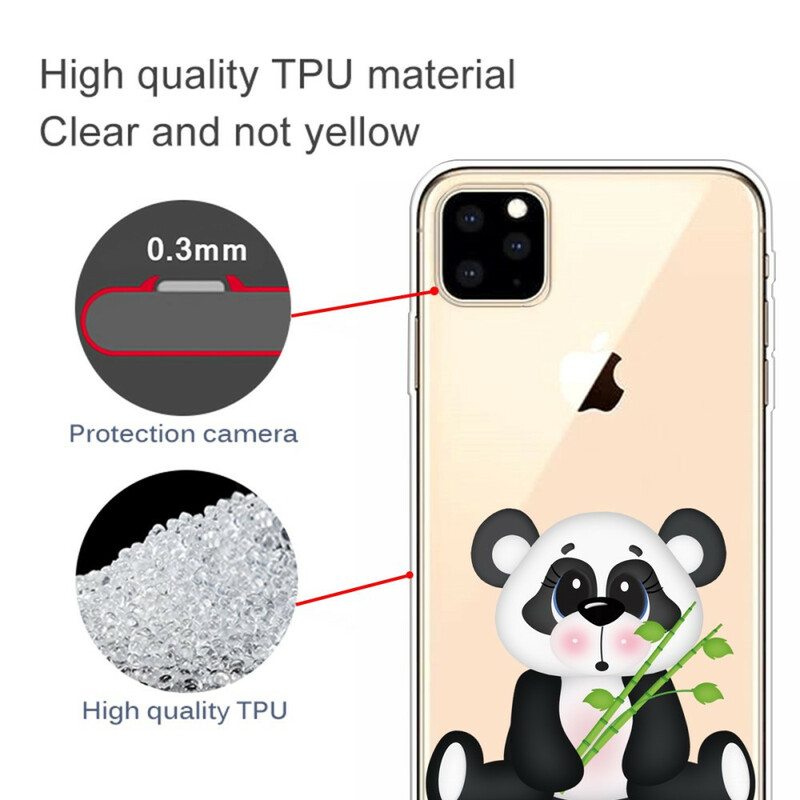 Case iPhone 11 Pro Max Saumaton Surullinen Panda