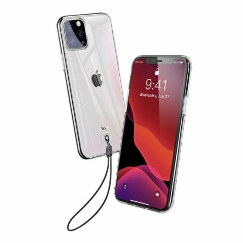 Case iPhone 11 Pro Max Suojaketju Kuori Läpinäkyvä Baseus-hihna