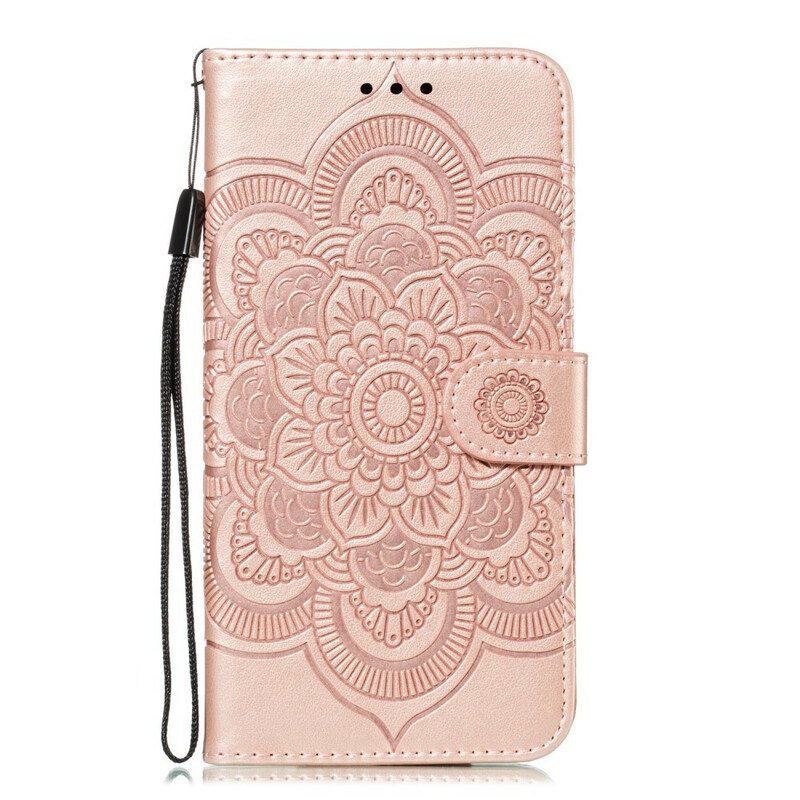 Kotelot iPhone 11 Pro Max Suojaketju Kuori Full Strap Mandala