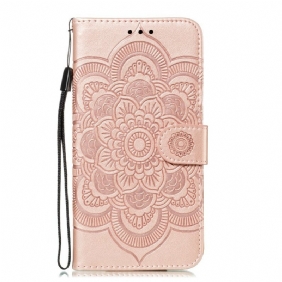 Kotelot iPhone 11 Pro Max Suojaketju Kuori Full Strap Mandala