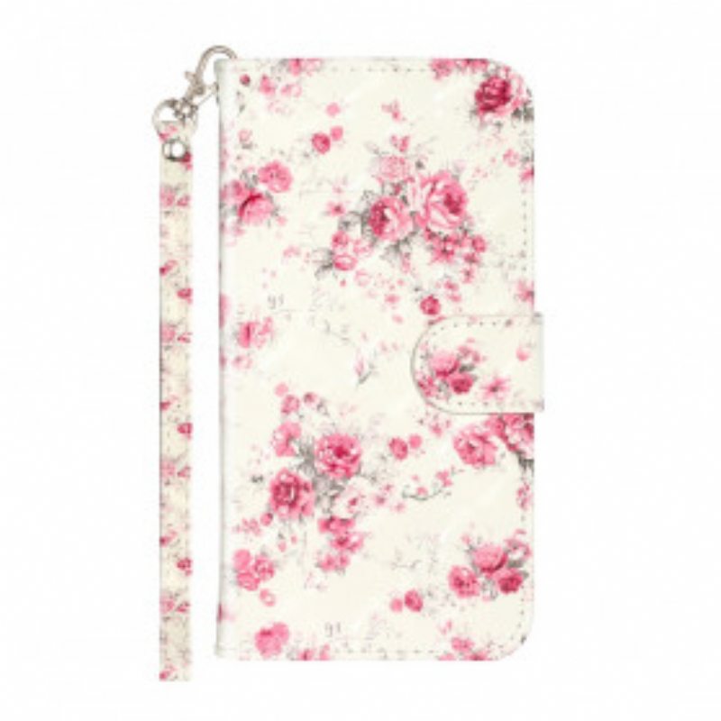 Kotelot iPhone 11 Pro Max Suojaketju Kuori Strap Light Spot Flowers