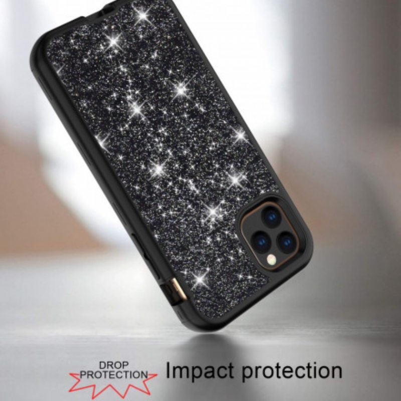 Kuori iPhone 11 Pro Max Glitter Hybridi