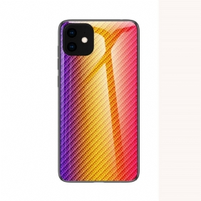 Kuori iPhone 11 Pro Max Karkaistua Hiilikuitulasia