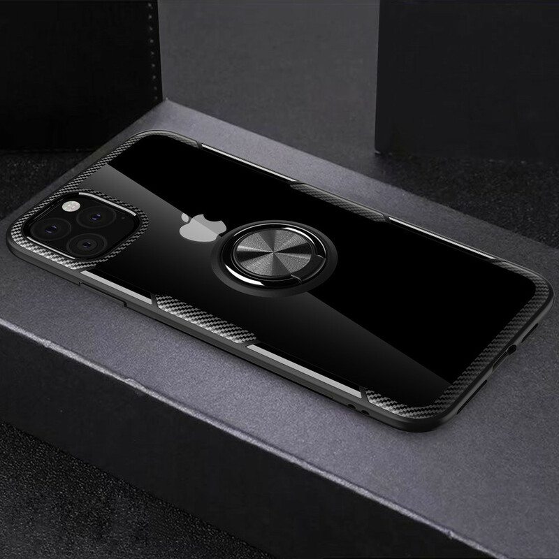 Kuori iPhone 11 Pro Max Renkaan Tukireunojen Metalliefekti