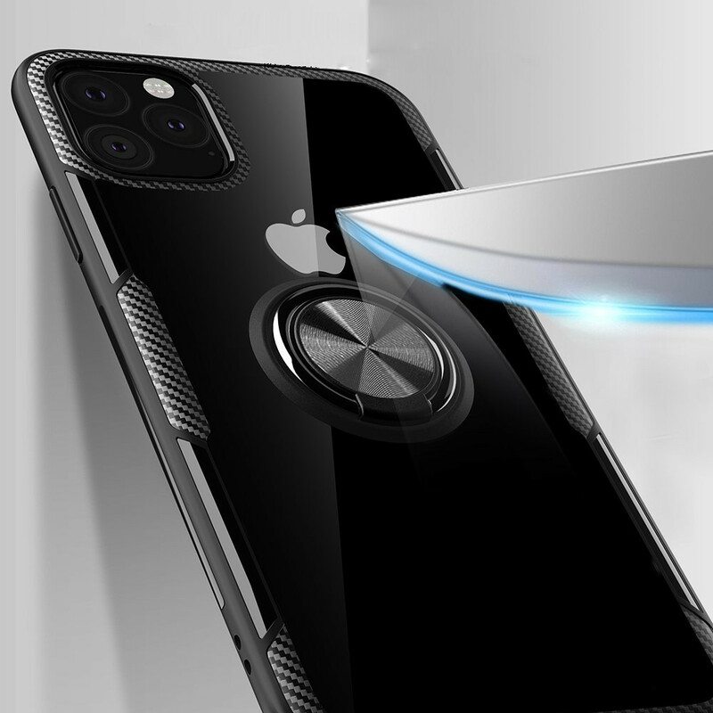 Kuori iPhone 11 Pro Max Renkaan Tukireunojen Metalliefekti