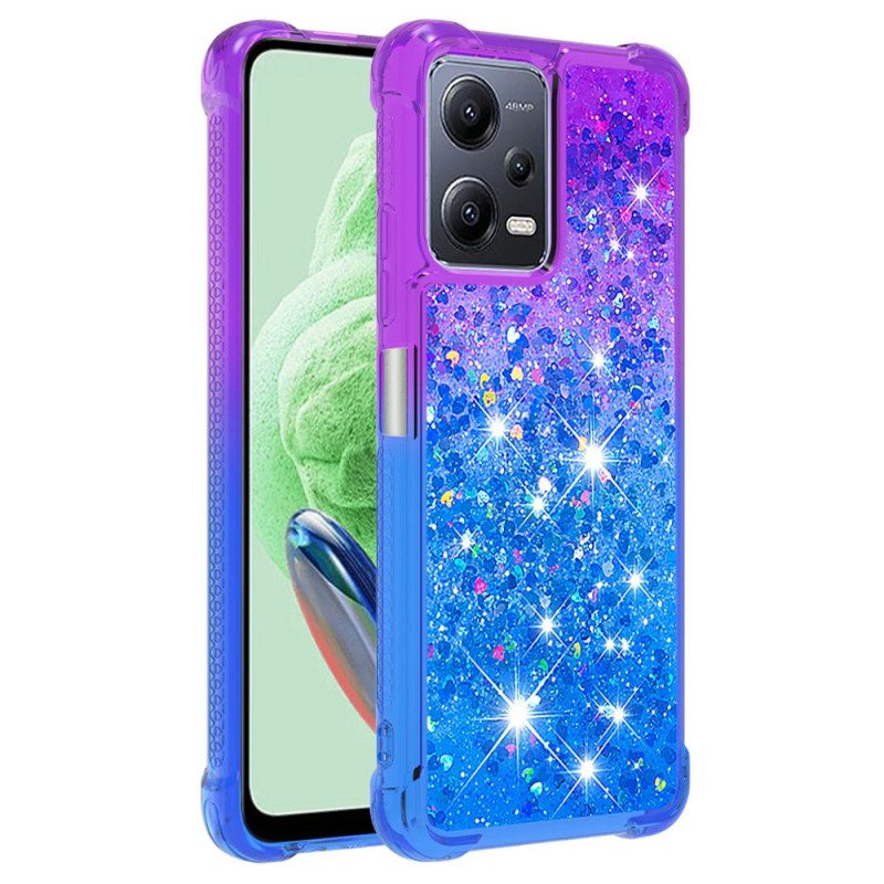 Case Xiaomi Redmi Note 12 5G Väri Paljetteja