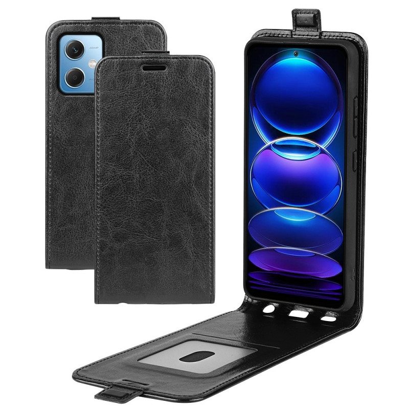 Flip Case Xiaomi Redmi Note 12 5G Kotelot Flip Pystysuora Läppä