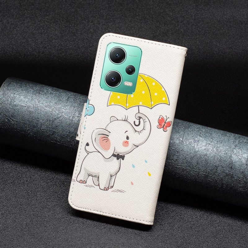 Kotelot Xiaomi Redmi Note 12 5G Elephant In The Rain