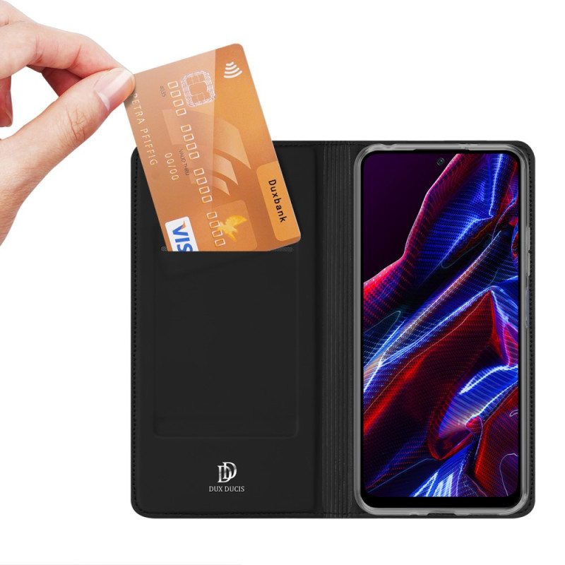 Puhelinkuoret Xiaomi Redmi Note 12 5G Kotelot Flip Skin-pro-sarja Dux Ducis