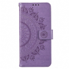 Kotelot Moto G73 5G Auringon Mandala