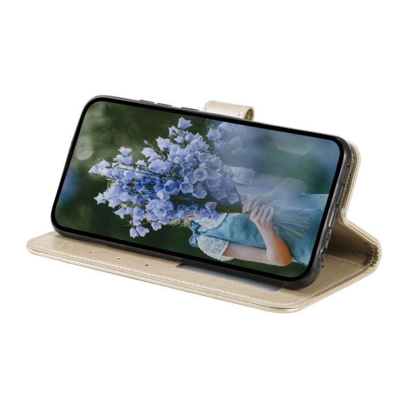 Kotelot Moto G73 5G Auringon Mandala