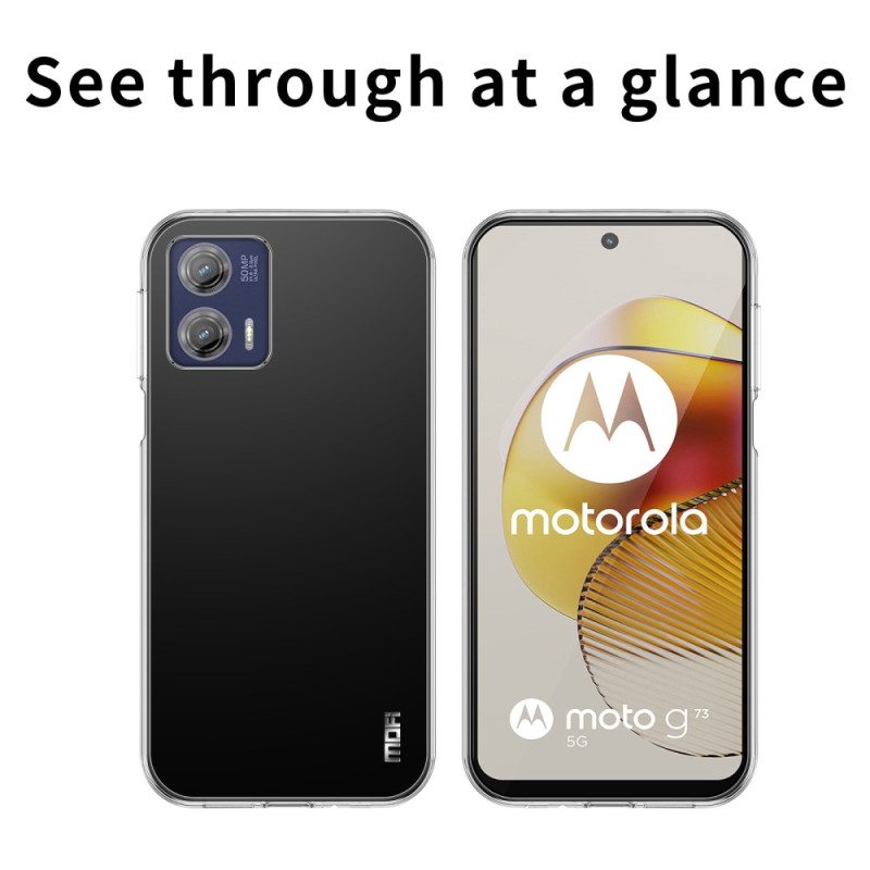 Kuori Moto G73 5G Läpinäkyvä Mofi