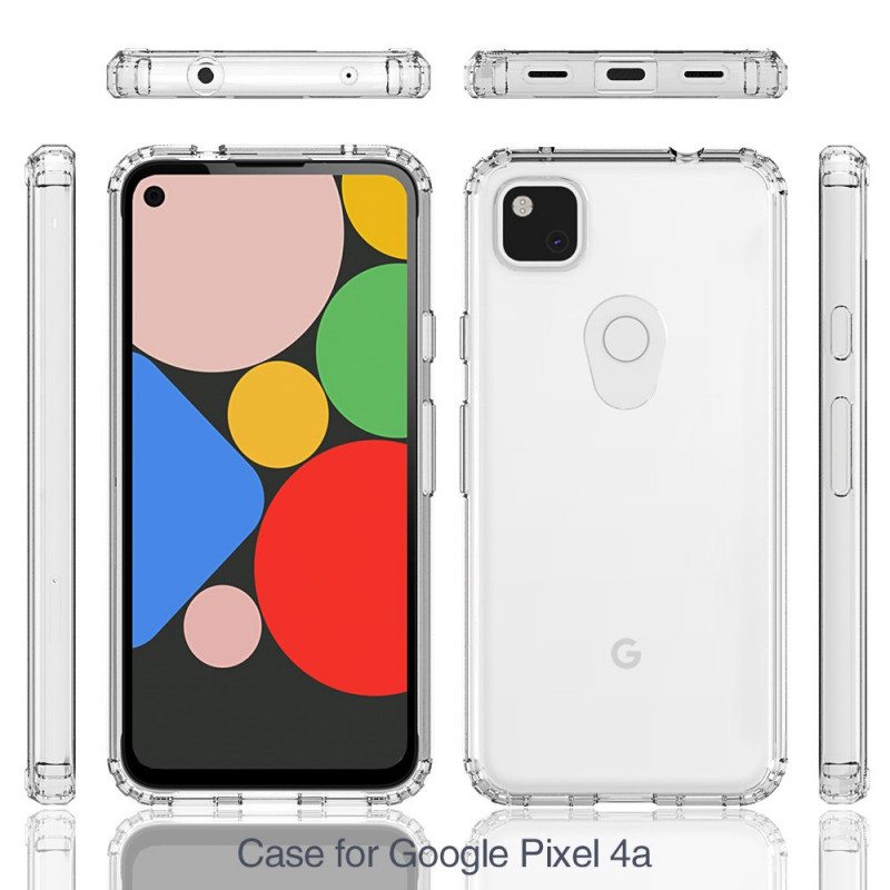 Kuori Google Pixel 4A Läpinäkyvä Ja Akryyli