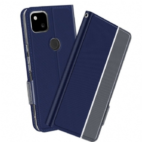 Nahkakotelo Google Pixel 4A Bicolor Baiyu-sarja