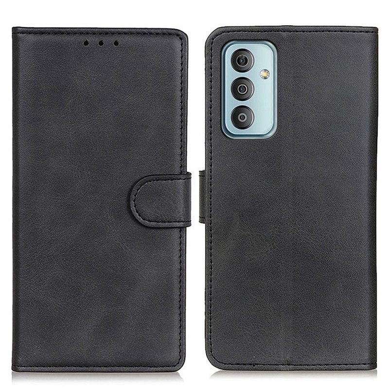 Flip Case Samsung Galaxy M13 Matta Keinonahka