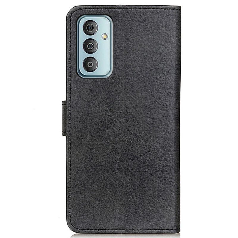 Flip Case Samsung Galaxy M13 Matta Keinonahka